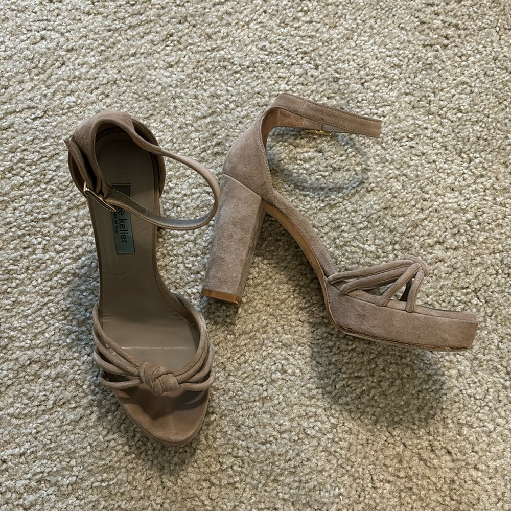 Dee Keller suede platform heels